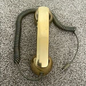 Vintage Gold Telephone Handset